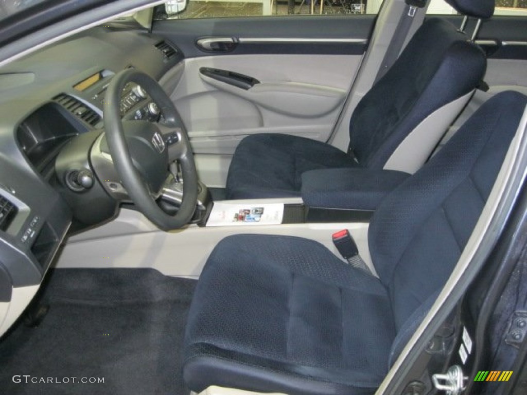 Blue Interior 2007 Honda Civic Hybrid Sedan Photo #60889375