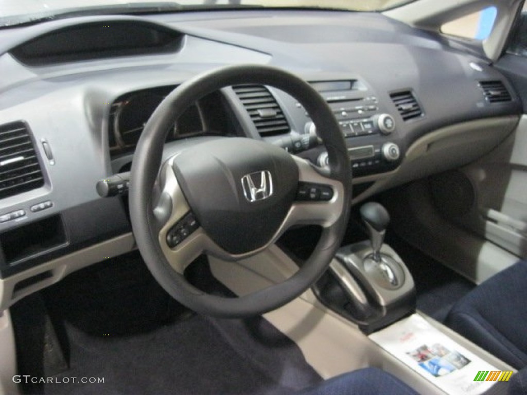 2007 Honda Civic Hybrid Sedan Blue Dashboard Photo #60889387