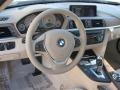 Oyster/Dark Oyster Steering Wheel Photo for 2012 BMW 3 Series #60889615