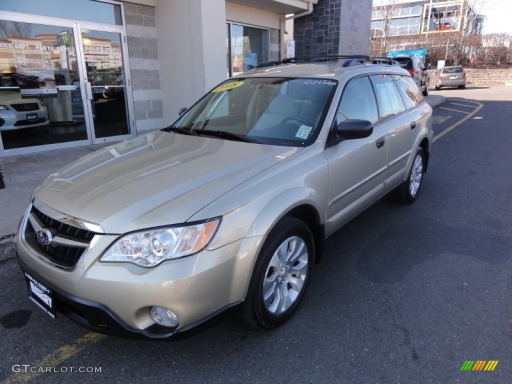 2008 Outback 2.5i L.L.Bean Edition Wagon - Harvest Gold Metallic / Warm Ivory photo #1