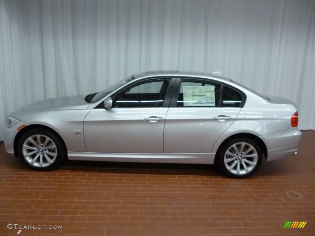 2011 3 Series 328i xDrive Sedan - Titanium Silver Metallic / Black photo #4