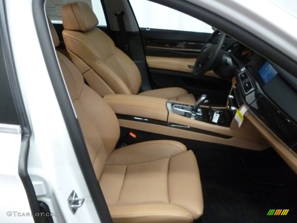 2012 7 Series 750i xDrive Sedan - Alpine White / Saddle/Black photo #10