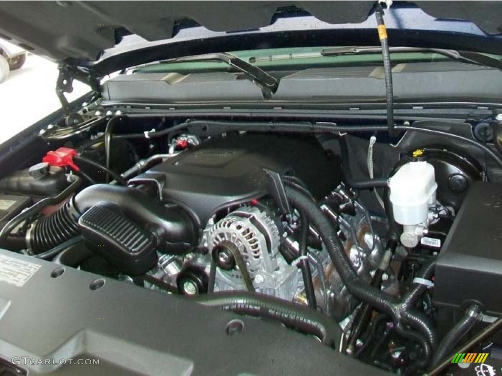 2010 Chevrolet Silverado 1500 LS Extended Cab 4x4 6.0 Liter Flex-Fuel OHV 16-Valve VVT Vortec V8 Gasoline/Electric Hybrid Engine Photo #60892672