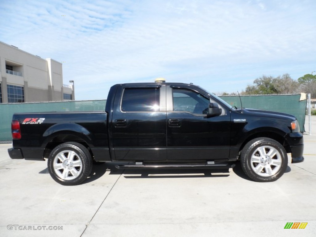 Black 2007 Ford F150 FX2 Sport SuperCrew Exterior Photo #60893239
