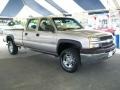 2003 Light Pewter Metallic Chevrolet Silverado 2500HD LS Crew Cab  photo #35