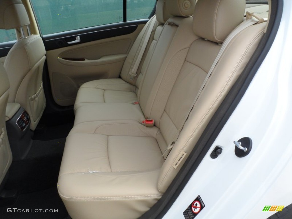 Cashmere Interior 2012 Hyundai Genesis 4.6 Sedan Photo #60895195