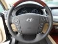 2012 Hyundai Genesis Cashmere Interior Steering Wheel Photo