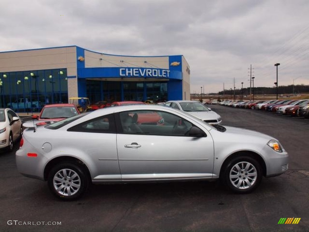 2009 Cobalt LS Coupe - Silver Ice Metallic / Gray photo #1