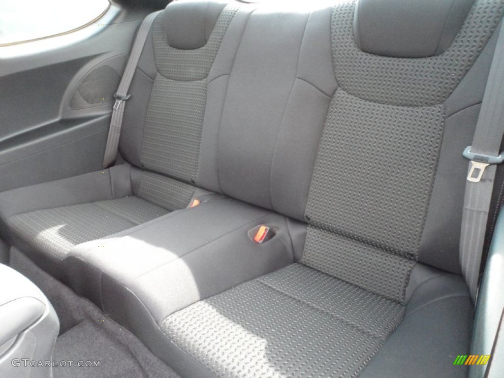 Black Cloth Interior 2012 Hyundai Genesis Coupe 2.0T Photo #60895900
