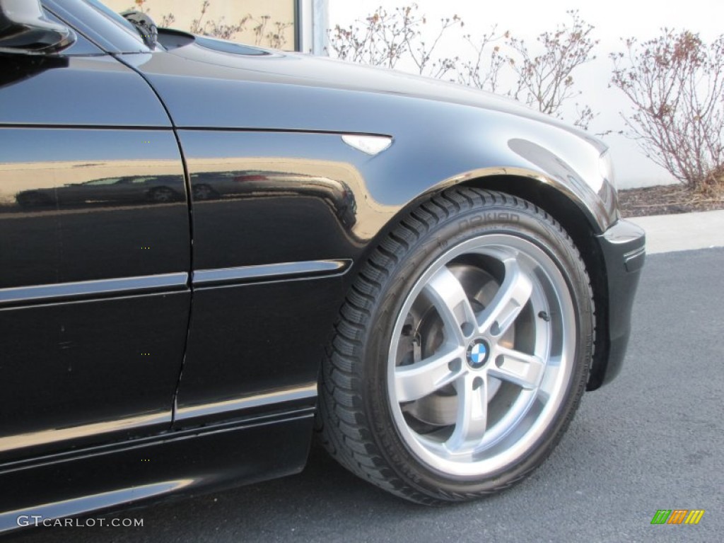 2006 3 Series 330i Coupe - Black Sapphire Metallic / Black photo #7