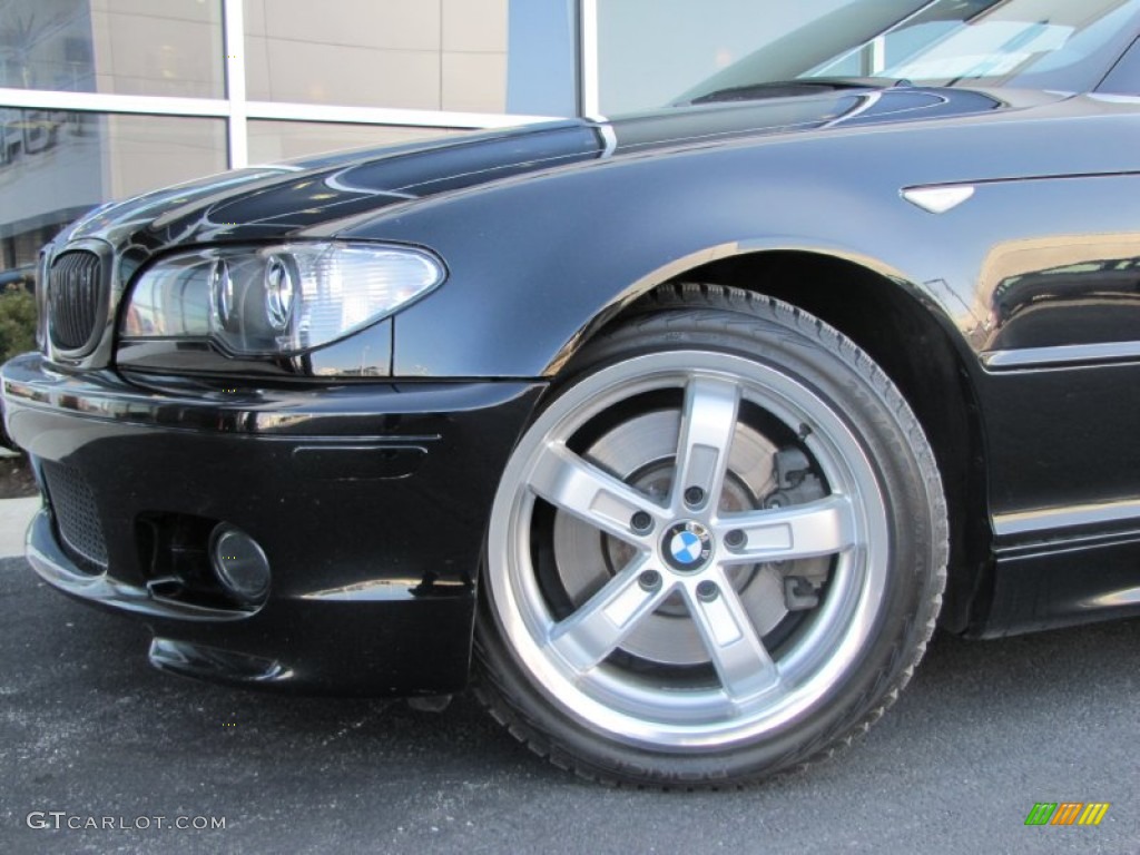 2006 3 Series 330i Coupe - Black Sapphire Metallic / Black photo #19