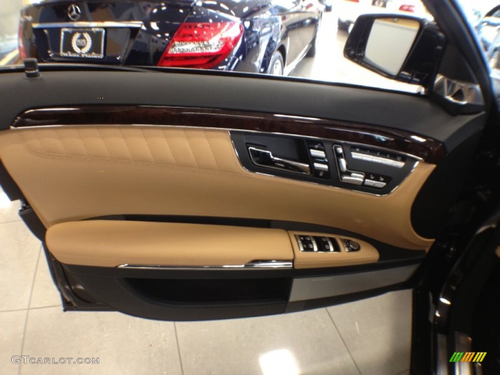 2012 S 550 4Matic Sedan - Designo Mocha / Black photo #11