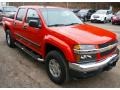 Inferno Orange Metallic 2008 Chevrolet Colorado LT Crew Cab 4x4 Exterior