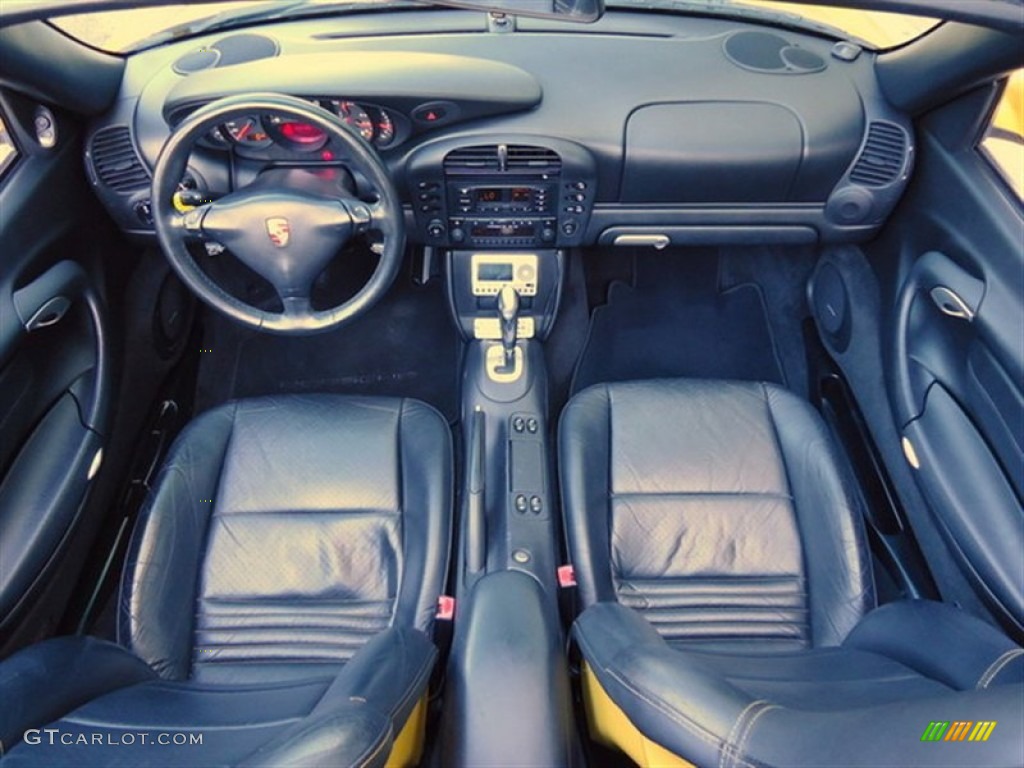 Black Interior 2002 Porsche 911 Carrera Cabriolet Photo #60898300