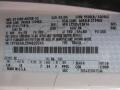 YZ: Oxford White 2005 Ford E Series Van E350 Super Duty Cargo Color Code
