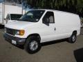 2003 Oxford White Ford E Series Van E350 Super Duty Cargo  photo #3