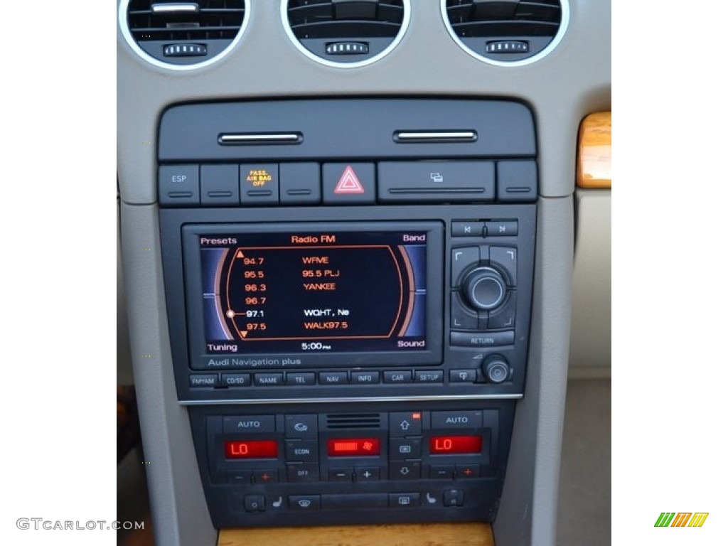 2009 Audi A4 3.2 quattro Cabriolet Controls Photo #60899494