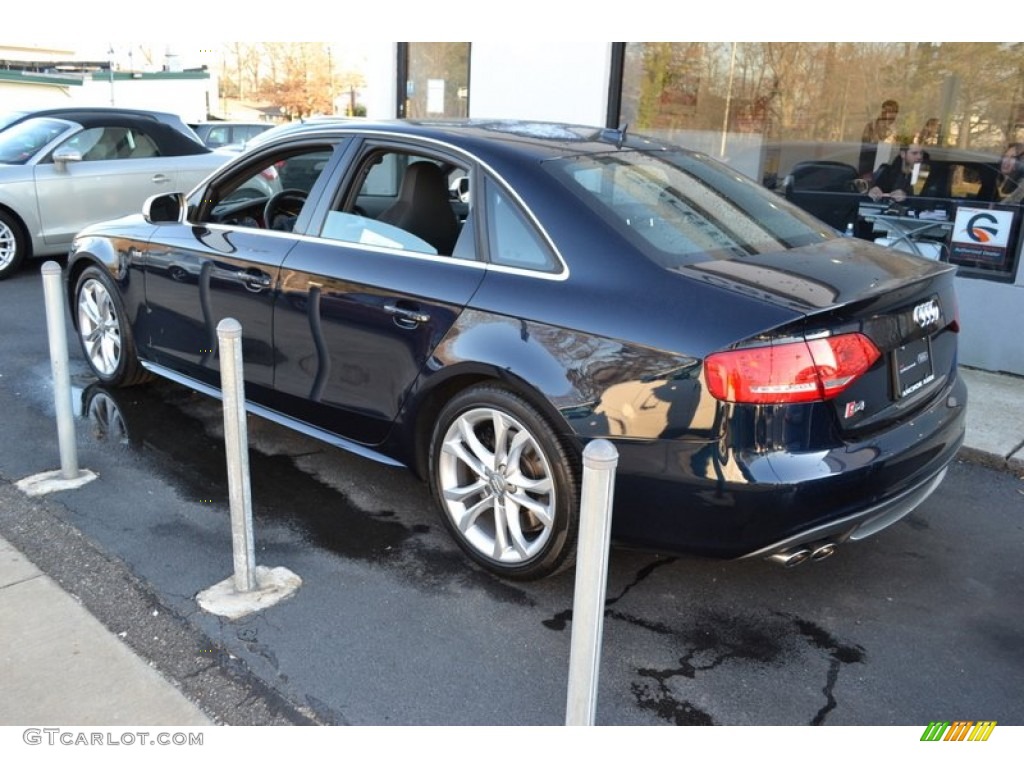 2010 S4 3.0 quattro Sedan - Deep Sea Blue Pearl Effect / Black photo #3