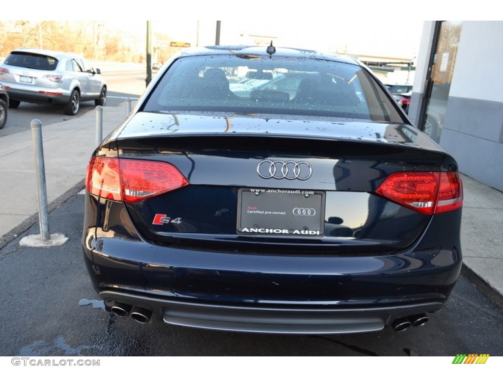 2010 S4 3.0 quattro Sedan - Deep Sea Blue Pearl Effect / Black photo #4