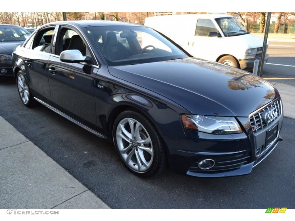 2010 S4 3.0 quattro Sedan - Deep Sea Blue Pearl Effect / Black photo #6