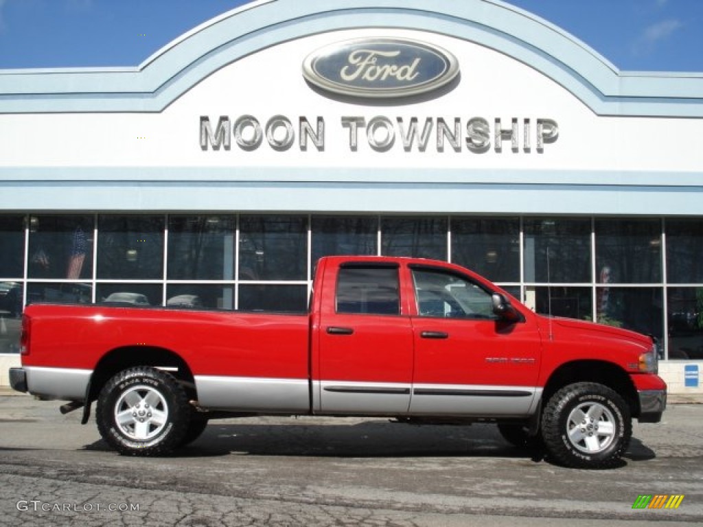 Flame Red Dodge Ram 1500