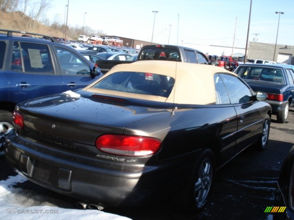 2000 Sebring JX Convertible - Shale Green Metallic / Camel photo #4