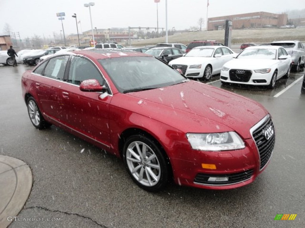 Garnet Red Pearl Effect 2009 Audi A6 3.0T quattro Sedan Exterior Photo #60902920