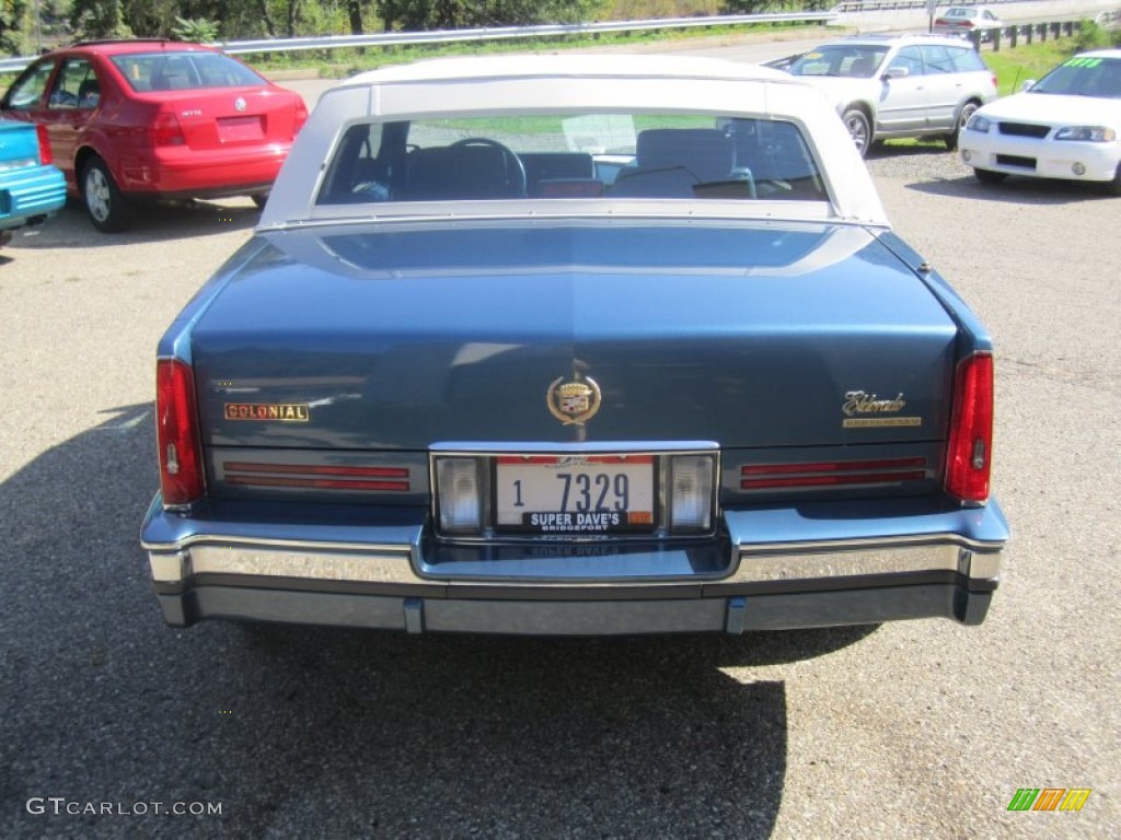 1990 Eldorado Touring Coupe - Sapphire Blue Metallic / Dark Blue photo #12