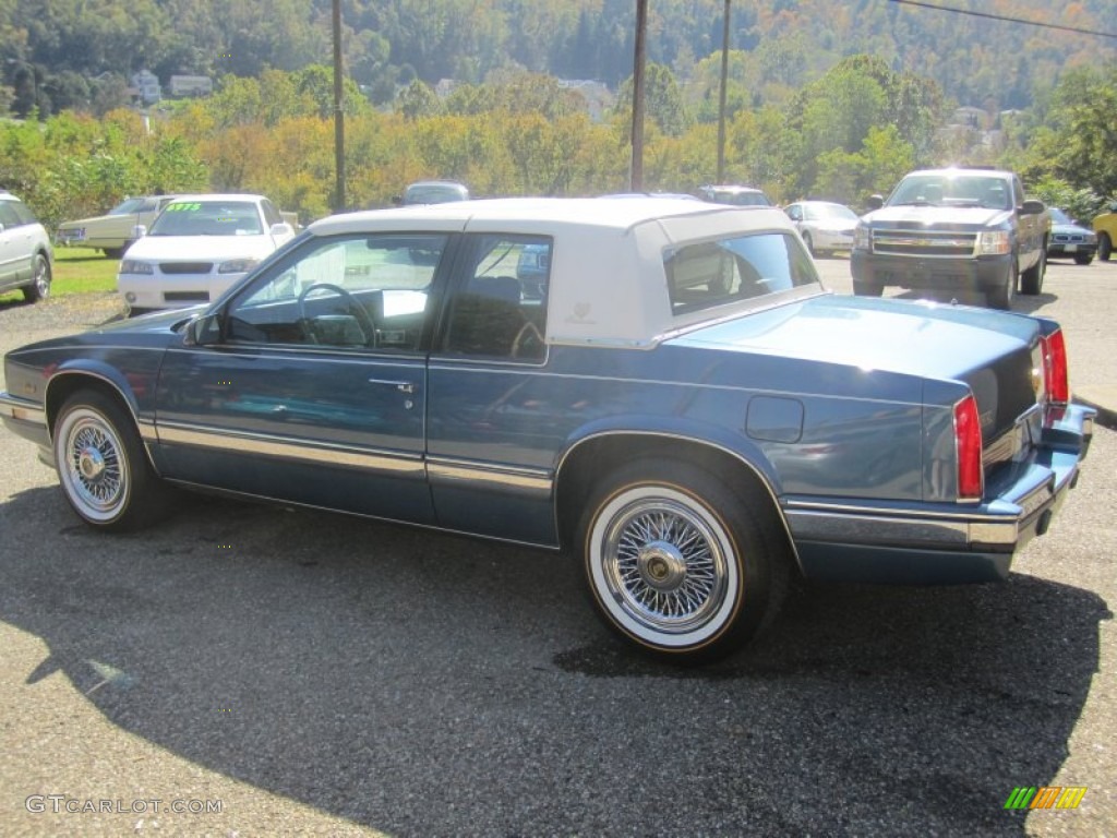 1990 Eldorado Touring Coupe - Sapphire Blue Metallic / Dark Blue photo #14