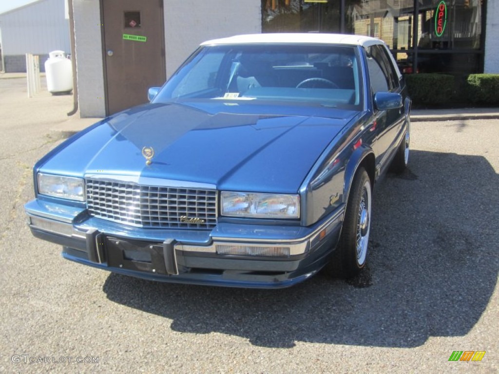 Sapphire Blue Metallic 1990 Cadillac Eldorado Touring Coupe Exterior Photo #60904318