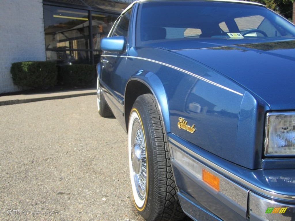 1990 Eldorado Touring Coupe - Sapphire Blue Metallic / Dark Blue photo #20