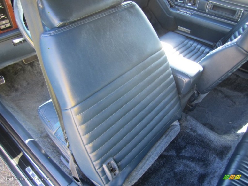 1990 Eldorado Touring Coupe - Sapphire Blue Metallic / Dark Blue photo #30
