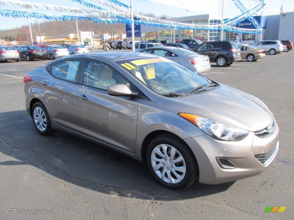 2011 Elantra GLS - Desert Bronze / Beige photo #1