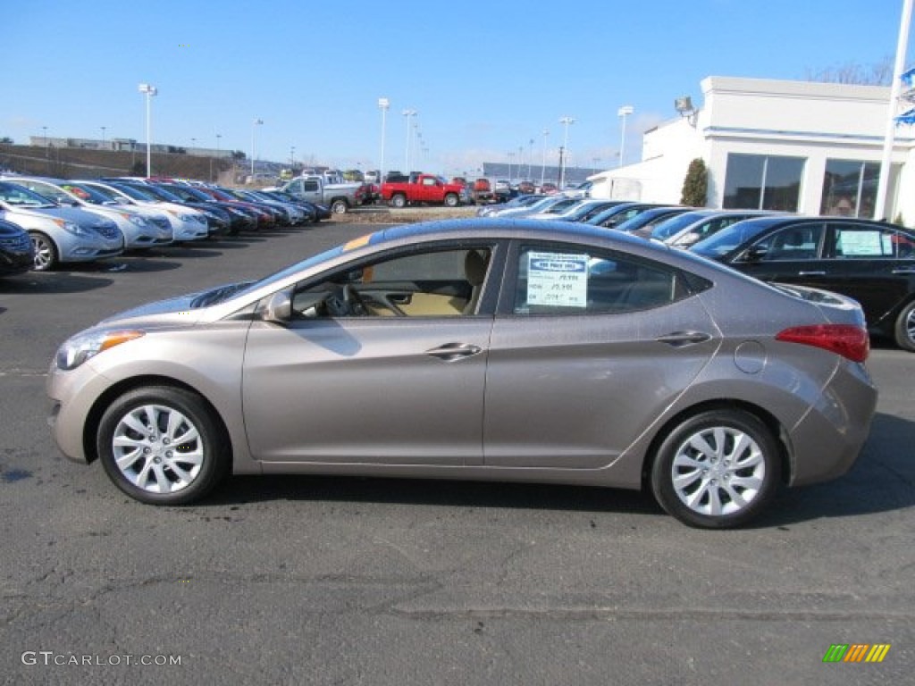 Desert Bronze 2011 Hyundai Elantra GLS Exterior Photo #60904636