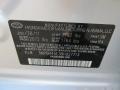 SM: Radiant Silver 2011 Hyundai Elantra GLS Color Code