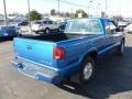 2001 Bright Blue Metallic Chevrolet S10 LS Extended Cab 4x4  photo #2