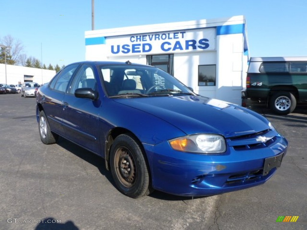 2003 Cavalier Sedan - Arrival Blue Metallic / Graphite Gray photo #1