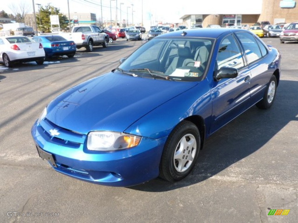 2003 Cavalier Sedan - Arrival Blue Metallic / Graphite Gray photo #3