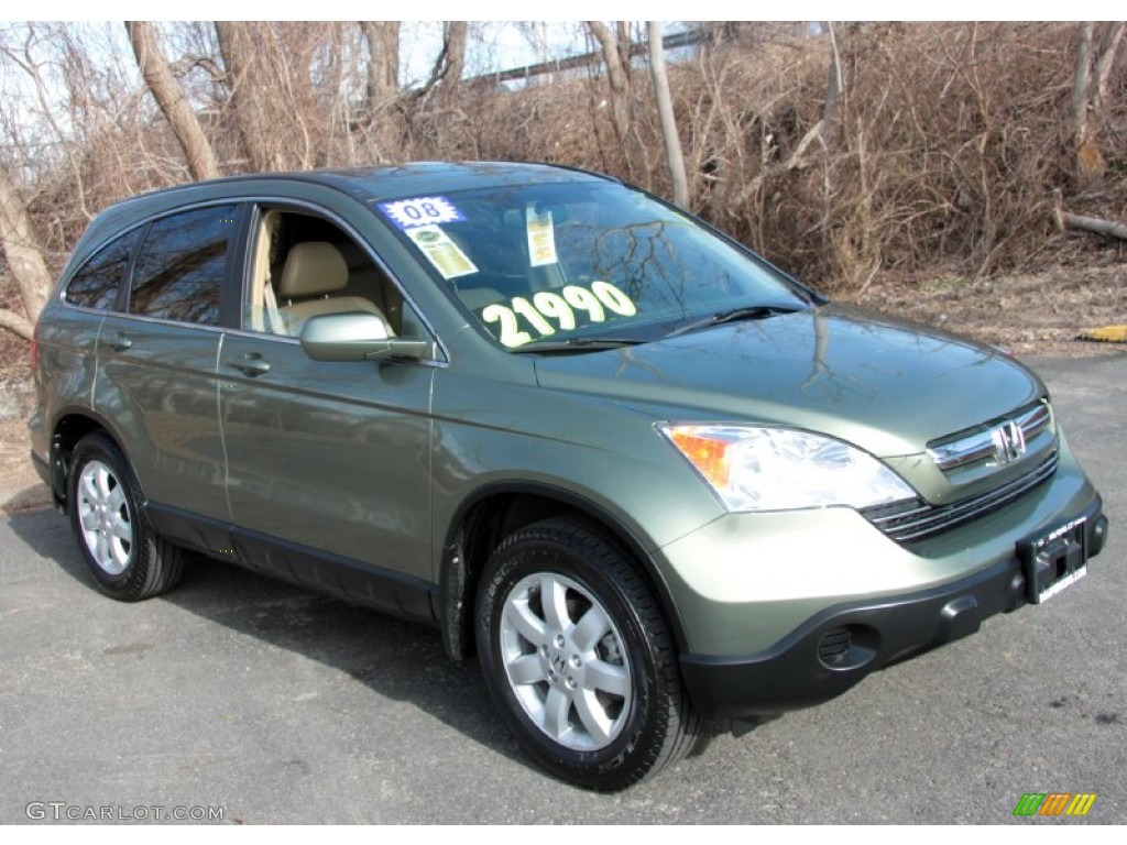 Green Tea Metallic 2008 Honda CR-V EX-L 4WD Exterior Photo #60905843