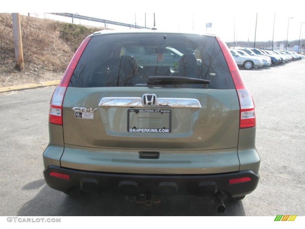 2008 CR-V EX-L 4WD - Green Tea Metallic / Ivory photo #7