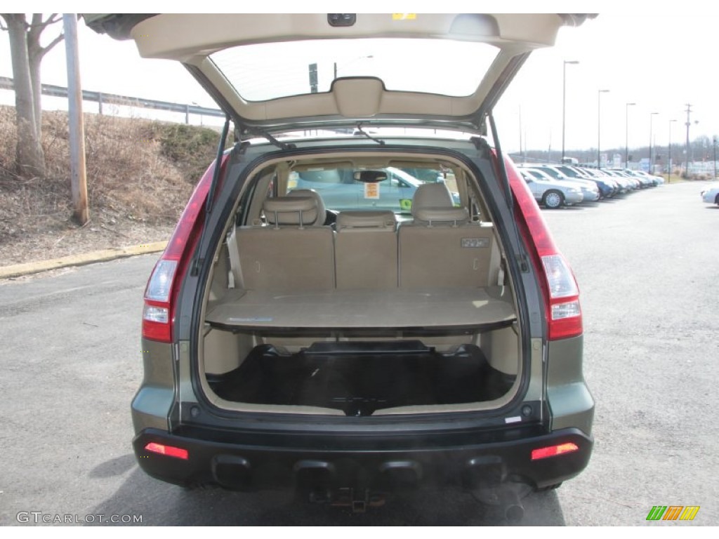 2008 CR-V EX-L 4WD - Green Tea Metallic / Ivory photo #8