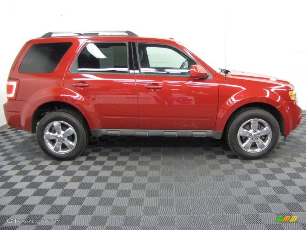 2009 Escape Limited 4WD - Sangria Red Metallic / Charcoal photo #5