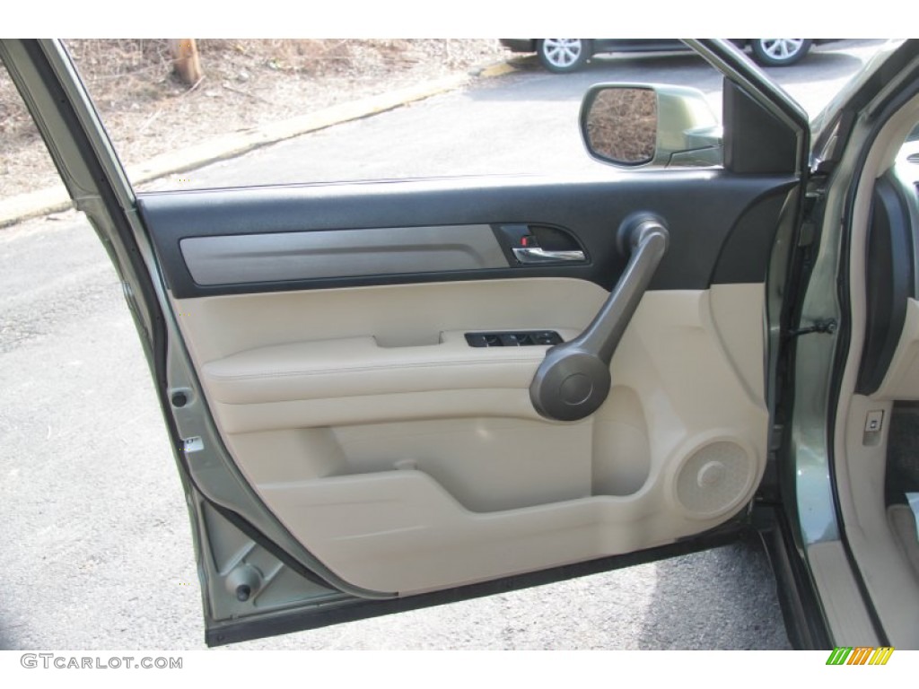 2008 CR-V EX-L 4WD - Green Tea Metallic / Ivory photo #15