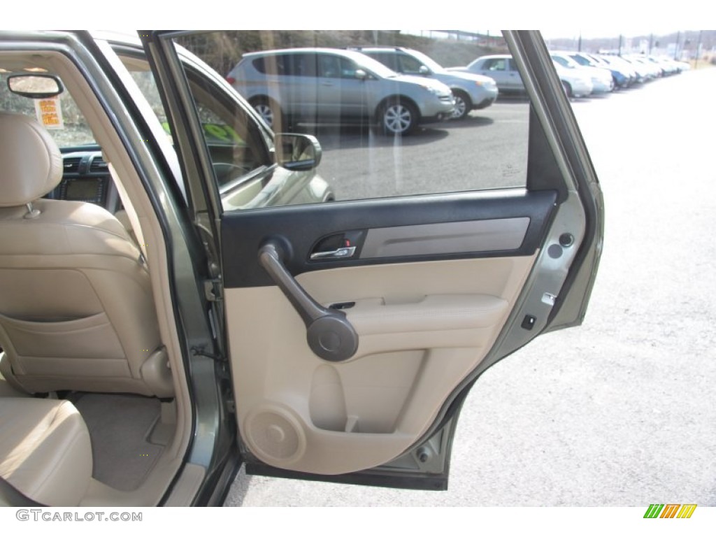 2008 CR-V EX-L 4WD - Green Tea Metallic / Ivory photo #16