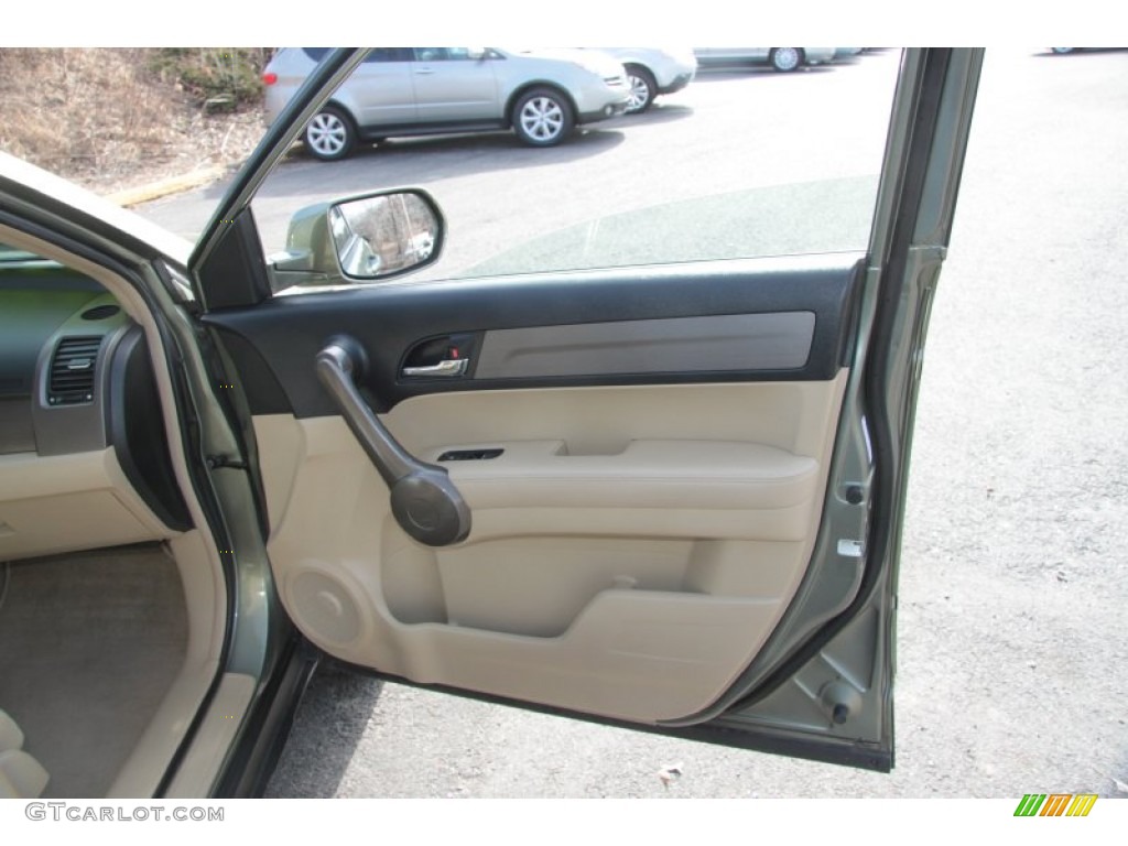 2008 CR-V EX-L 4WD - Green Tea Metallic / Ivory photo #17