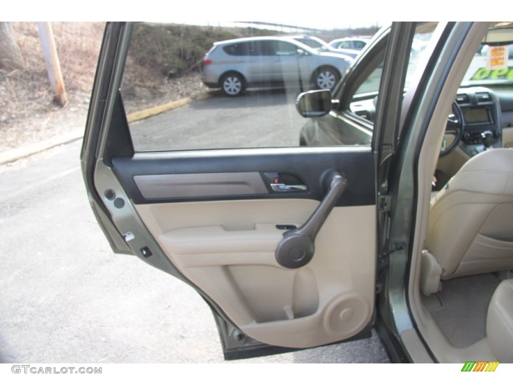 2008 CR-V EX-L 4WD - Green Tea Metallic / Ivory photo #18