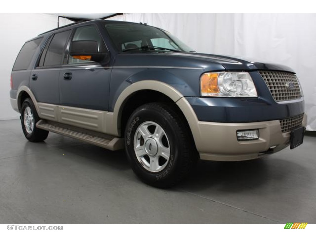 Medium Wedgewood Blue 2005 Ford Expedition Eddie Bauer 4x4 Exterior Photo #60906676