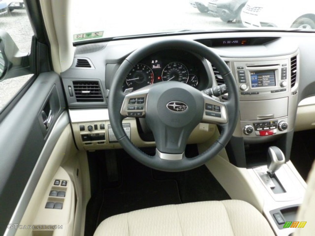 2012 Subaru Outback 2.5i Premium Warm Ivory Dashboard Photo #60908084