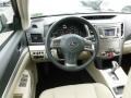 Warm Ivory 2012 Subaru Outback 2.5i Premium Dashboard