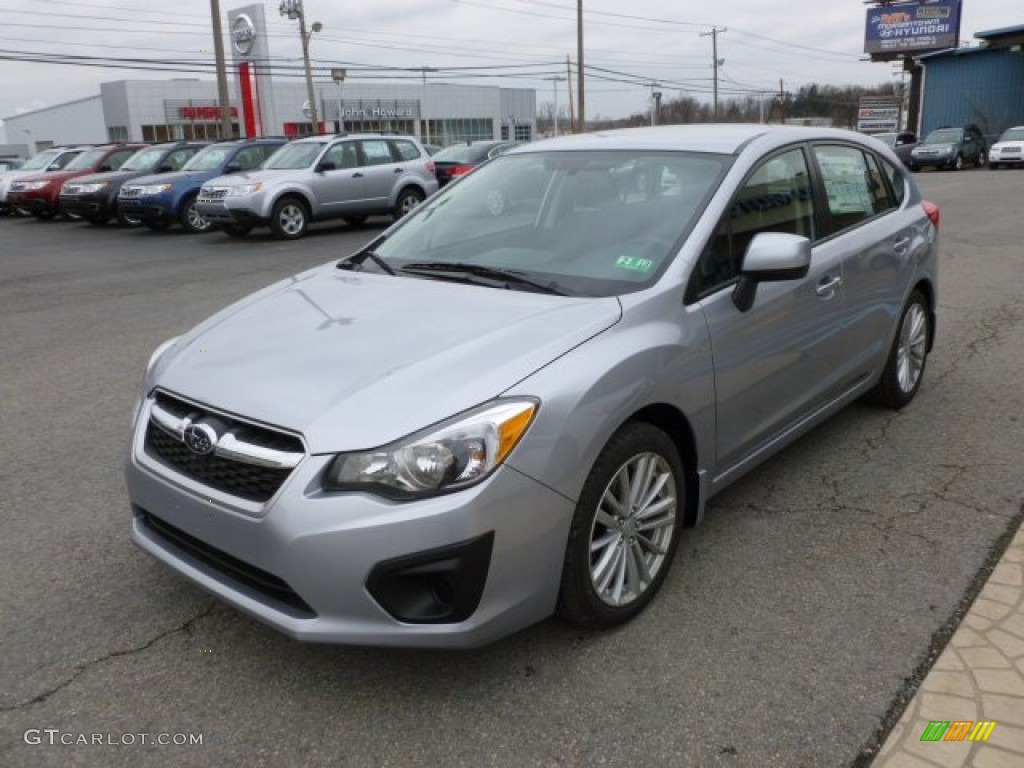 Ice Silver Metallic 2012 Subaru Impreza 2.0i Premium 5 Door Exterior Photo #60908356